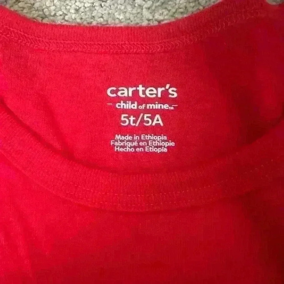 Carter’s Two-Piece Boys 4th of July Shorts and Shirt Set Size 5t - Picture 3 of 4